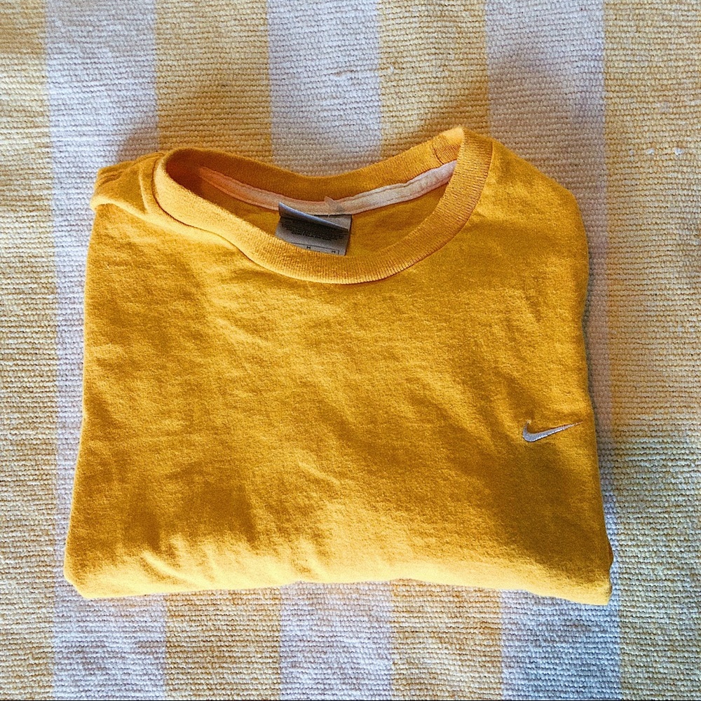 Yellow Nike tee